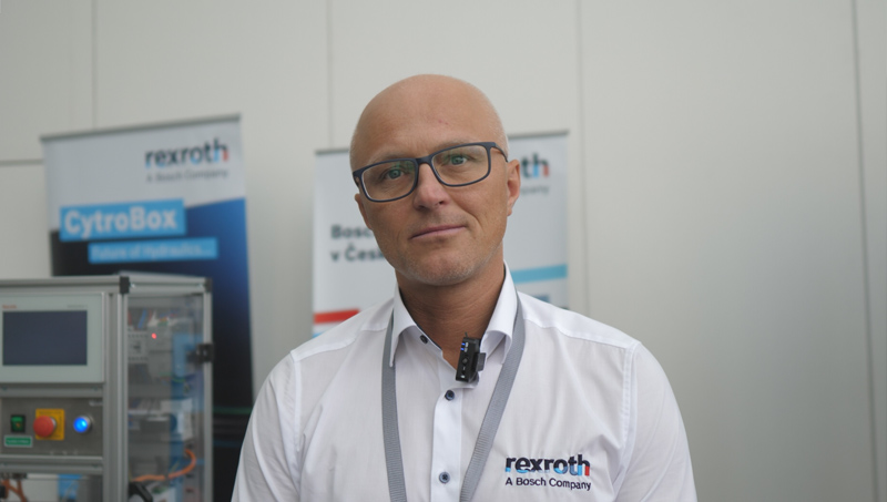 Roman Jaroš, obchodně technický zástupce Rexroth